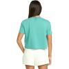 Volcom Womens Short Sleeve Pocket Dial Tee – Crew Neck T-Shirt with Chest Pocket and Screen Print(Stormy Blue)