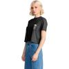 Volcom Womens Short Sleeve Pocket Dial Tee – Crew Neck T-Shirt with Chest Pocket and Screen Print(Vintage)