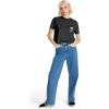 Volcom Womens Short Sleeve Pocket Dial Tee – Crew Neck T-Shirt with Chest Pocket and Screen Print(Vintage)