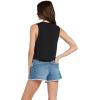 Volcom Women’s Stone Hour Crop Tank(Black)