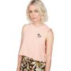 Volcom Women’s Stone Hour Crop Tank(Hazey Pink)