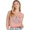 Volcom Women’s Stone Hour Crop Tank(Light Mauve)