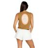 Volcom Women’s Stone Hour Crop Tank(Rustic Brown)