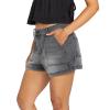 Volcom Women’s Stone Kraft Utility Denim Short(Vintage Black)