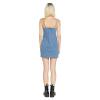 Volcom Womens Stone Step Zip Front Denim Dress(Jasper Blue)