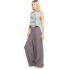 Volcom Womens Stoneshine Junki Wide Leg Beach Pant(Dark Grey)