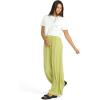 Volcom Womens Stoneshine Junki Wide Leg Beach Pant(Pea Green)