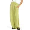 Volcom Womens Stoneshine Junki Wide Leg Beach Pant(Pea Green)