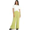 Volcom Womens Stoneshine Junki Wide Leg Beach Pant(Pea Green)