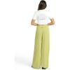 Volcom Womens Stoneshine Junki Wide Leg Beach Pant(Pea Green)