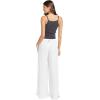 Volcom Womens Stoneshine Junki Wide Leg Beach Pant(Star White 1)