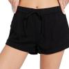 Volcom Womens Sunday Strut Elastic Waist Short(Black Out 323)