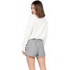 Volcom Womens Sunday Strut Elastic Waist Short(Black Stripe 1)