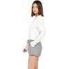 Volcom Womens Sunday Strut Elastic Waist Short(Black Stripe 1)