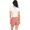 Volcom Womens Sunday Strut Elastic Waist Short(Mauve Rose)