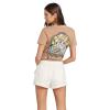Volcom Womens Sunday Strut Elastic Waist Short(Multi)