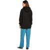 Volcom Women’s Truly Stoked Ovesized Bf Hooded Fleece Sweatshirt(Black 1)