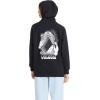 Volcom Women’s Truly Stoked Ovesized Bf Hooded Fleece Sweatshirt(Black 323)