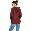 Volcom Women’s Truly Stoked Ovesized Bf Hooded Fleece Sweatshirt(Cayenne)