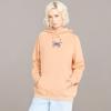 Volcom Women’s Truly Stoked Ovesized Bf Hooded Fleece Sweatshirt(Clay)