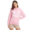 Volcom Women’s Truly Stoked Ovesized Bf Hooded Fleece Sweatshirt(Guava)