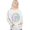 Volcom Women’s Truly Stoked Ovesized Bf Hooded Fleece Sweatshirt(Light Grey)