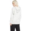 Volcom Women’s Truly Stoked Ovesized Bf Hooded Fleece Sweatshirt(Light Grey)