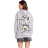 Volcom Women’s Truly Stoked Ovesized Bf Hooded Fleece Sweatshirt(Moonbeam)