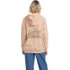 Volcom Women’s Truly Stoked Ovesized Bf Hooded Fleece Sweatshirt(Sandstorm)