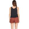 Volcom Womens to The Bank Organic Cotton Graphic Tank Top – Relaxed Boxy Fit, Breezy Summer Style(Black White)