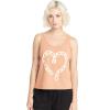 Volcom Womens to The Bank Organic Cotton Graphic Tank Top – Relaxed Boxy Fit, Breezy Summer Style(Clay Bank)