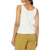 Volcom Womens to The Bank Organic Cotton Graphic Tank Top – Relaxed Boxy Fit, Breezy Summer Style(Star White)