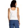 Volcom Womens to The Bank Organic Cotton Graphic Tank Top – Relaxed Boxy Fit, Breezy Summer Style(Star White Time)