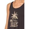 Volcom Womens to The Bank Organic Cotton Graphic Tank Top – Relaxed Boxy Fit, Breezy Summer Style(Vintage Black)
