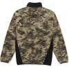 Volcom mens Error92 Polar Fleece Mock Neck Jacket(Dark Khaki)
