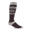 Volcom mens Heavy Weight Snowboard Ski Sock(Maroon S4)