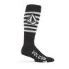 Volcom mens Kootney Lightweight Snowboard Ski Sock(Black S2)