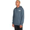 Volcom mens Pullover Logo Fleece Hooded Sweatshirt – Soft Brushed Interior, Classic Fit, Kangaroo Pocket, Ribbed Cuffs & Hem(Airwalk Dark Slate)