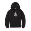 Volcom mens Pullover Logo Fleece Hooded Sweatshirt – Soft Brushed Interior, Classic Fit, Kangaroo Pocket, Ribbed Cuffs & Hem(Black Black)