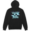 Volcom mens Pullover Logo Fleece Hooded Sweatshirt – Soft Brushed Interior, Classic Fit, Kangaroo Pocket, Ribbed Cuffs & Hem(Black Explorer)