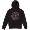 Volcom mens Pullover Logo Fleece Hooded Sweatshirt – Soft Brushed Interior, Classic Fit, Kangaroo Pocket, Ribbed Cuffs & Hem(Black Po)