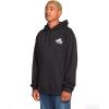 Volcom mens Pullover Logo Fleece Hooded Sweatshirt – Soft Brushed Interior, Classic Fit, Kangaroo Pocket, Ribbed Cuffs & Hem(Cruiser Black)