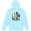 Volcom mens Pullover Logo Fleece Hooded Sweatshirt – Soft Brushed Interior, Classic Fit, Kangaroo Pocket, Ribbed Cuffs & Hem(Horizon Blue)