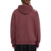 Volcom mens Pullover Logo Fleece Hooded Sweatshirt – Soft Brushed Interior, Classic Fit, Kangaroo Pocket, Ribbed Cuffs & Hem(Merlot)