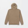 Volcom mens Pullover Logo Fleece Hooded Sweatshirt – Soft Brushed Interior, Classic Fit, Kangaroo Pocket, Ribbed Cuffs & Hem(Teak)