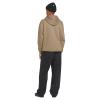 Volcom mens Pullover Logo Fleece Hooded Sweatshirt – Soft Brushed Interior, Classic Fit, Kangaroo Pocket, Ribbed Cuffs & Hem(Teak)
