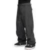 Volcom mens Snow Billow Baggy Fit Snowboard Ski Pant(Black Denim)