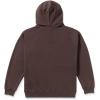 Volcom mens Stone Pullover Fleece Hooded Sweatshirt – Soft Brushed Interior, Classic Fit(Cacao)