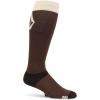 Volcom mens Synth Medium Weight Snowboard Sock(Brown S3)