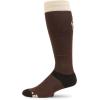 Volcom mens Synth Medium Weight Snowboard Sock(Brown S3)